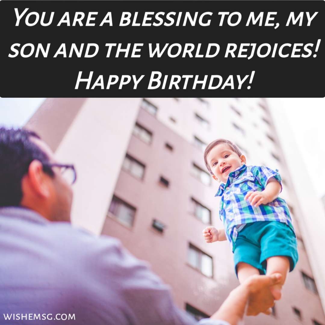 Heart Touching Birthday Quotes For Son Wishes Wishemsg