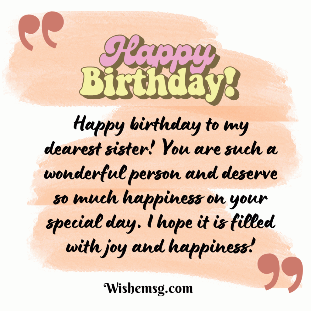 200 Birthday Wishes For Sister Sister Birthday Messages Wishemsg Com