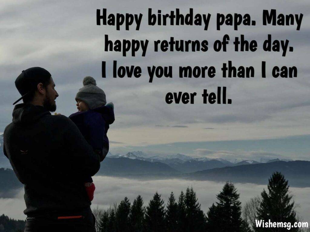 Happy Birthday Papa