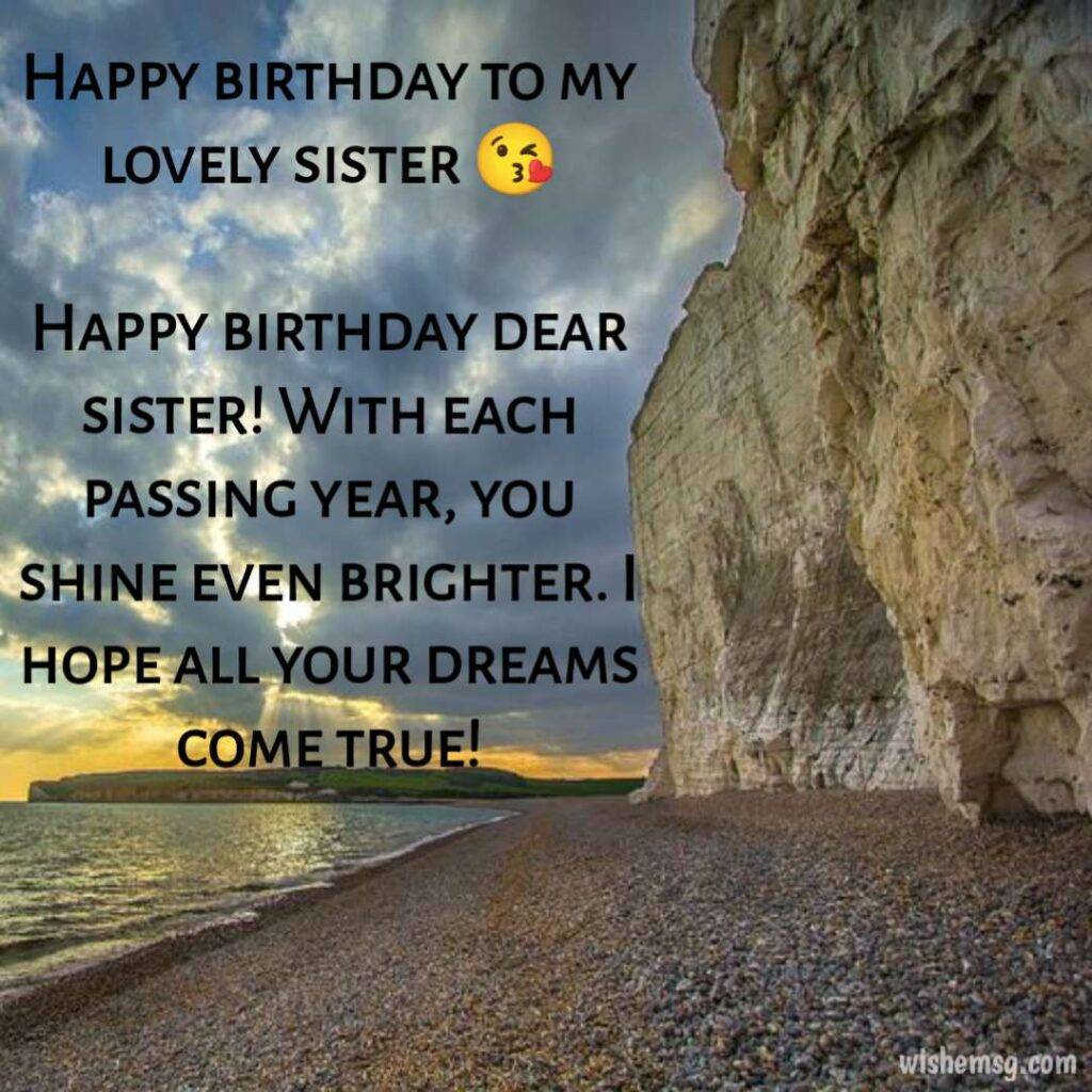 Wish Birthday For Sister