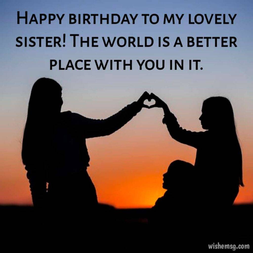 Wish Birthday For Sister