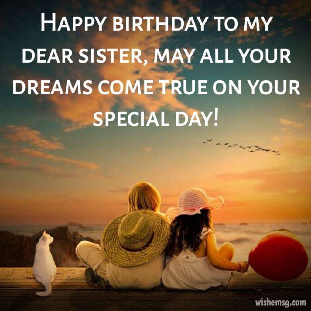 Wish Birthday For Sister