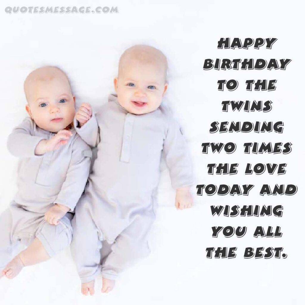 Birthday Wishes For Twins