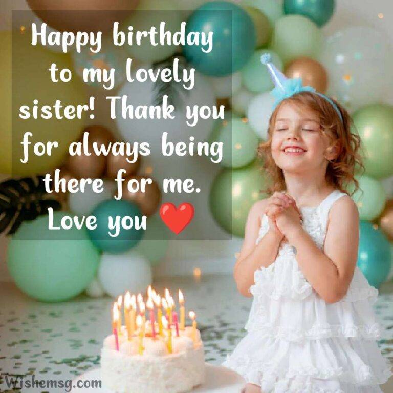 200+ Happy Birthday Little Sister Quotes & Wishes - Wishemsg.Com