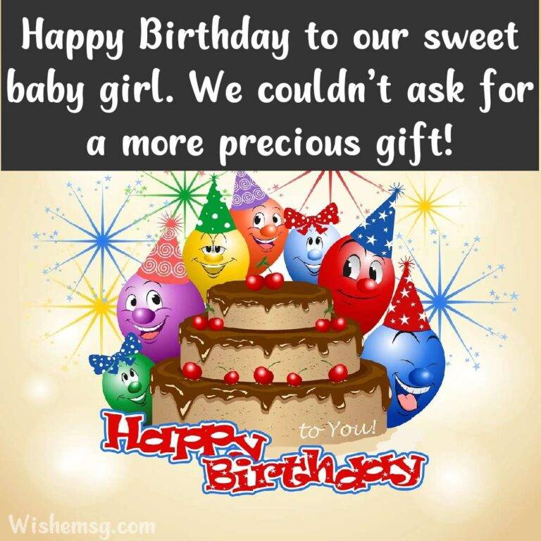 200+ Happy Birthday For Babies Quotes Wishes & Messages - Wishemsg.Com