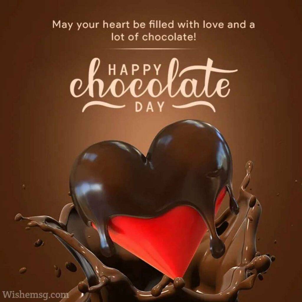 Happy Chocolate Day Wishes Quotes Images