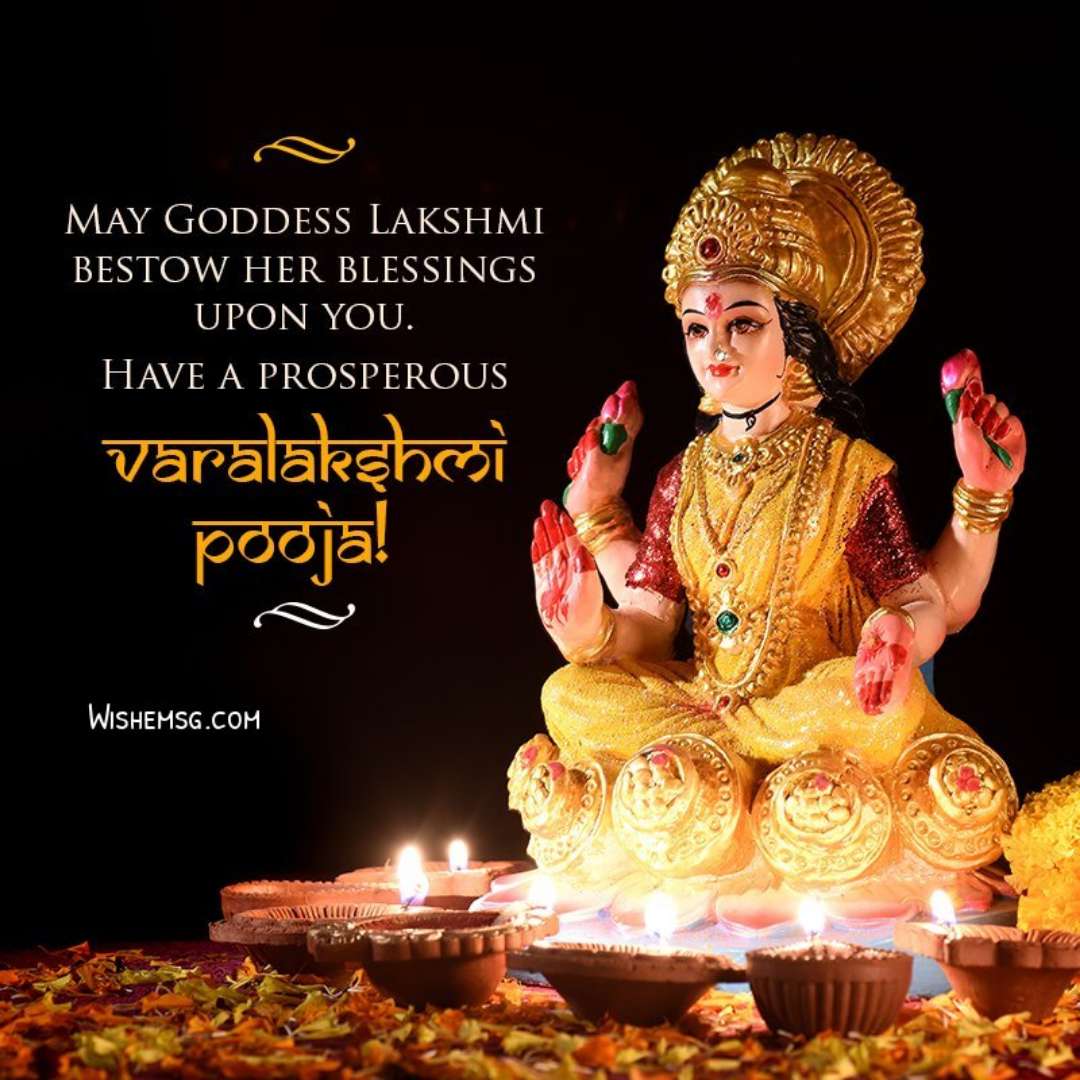 200+Happy Varalakshmi Vratham Wishes & Messages - Wishemsg.Com