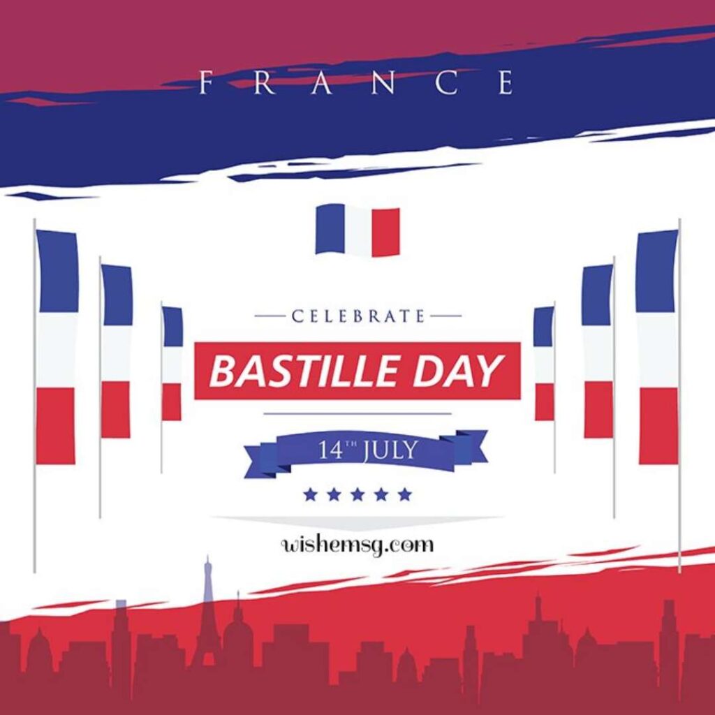 Happy Bastille Day Wishes Quotes images