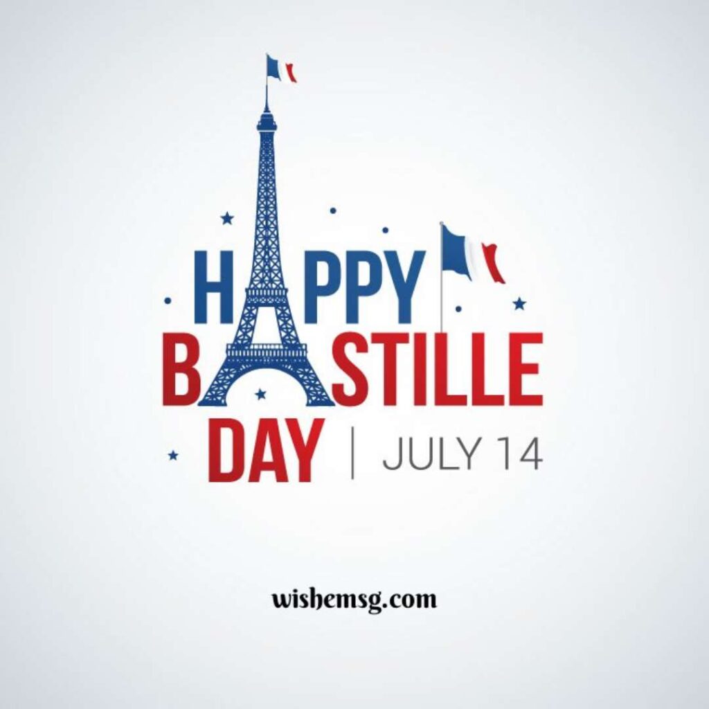 Happy Bastille Day Wishes Quotes images