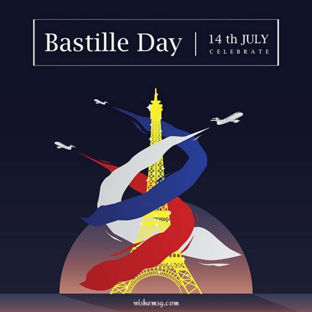 Happy Bastille Day Wishes Quotes images