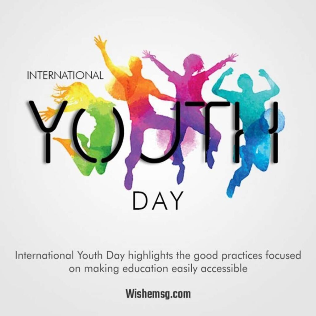 Happy International Youth Day Wishes Quotes Images