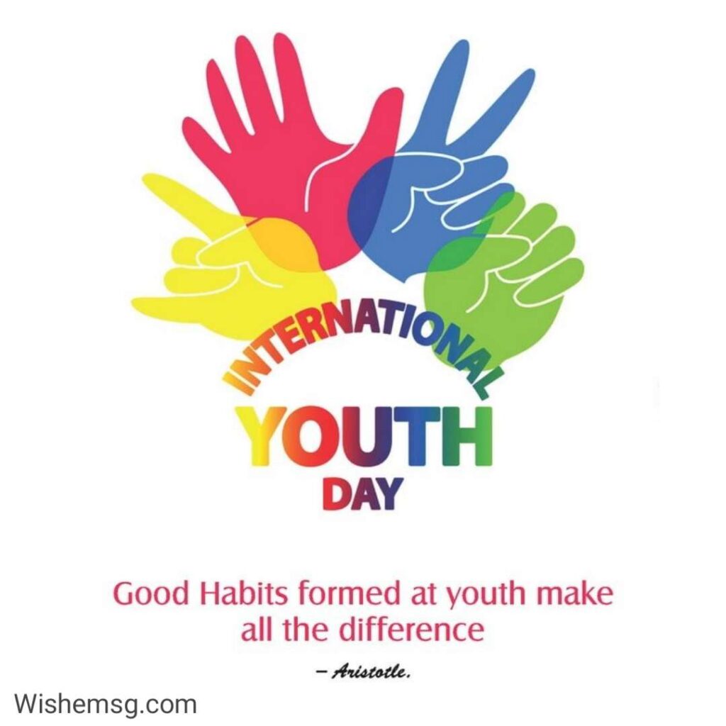 Happy International Youth Day Wishes Quotes Images