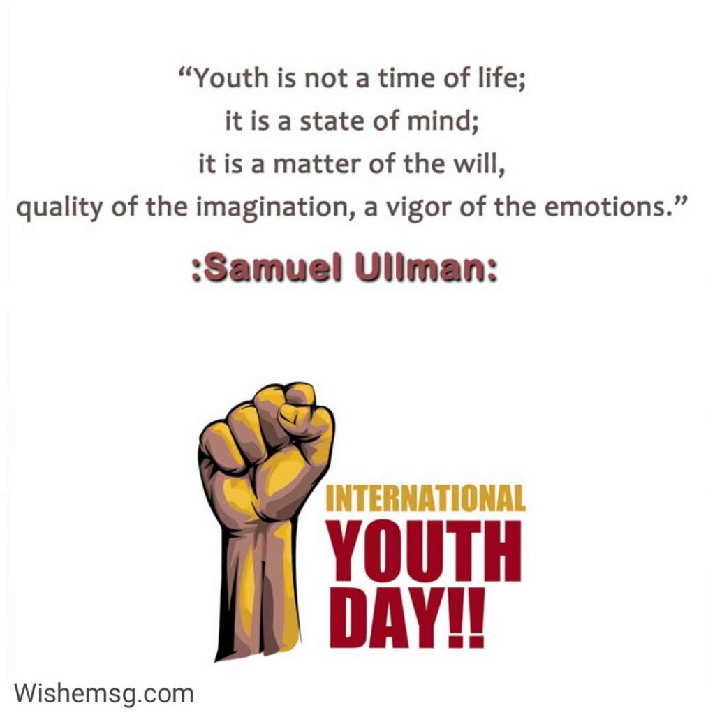 Happy International Youth Day Wishes Quotes Images