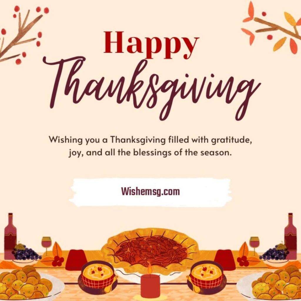 Happy Thanksgiving Day Wishes Quotes Images