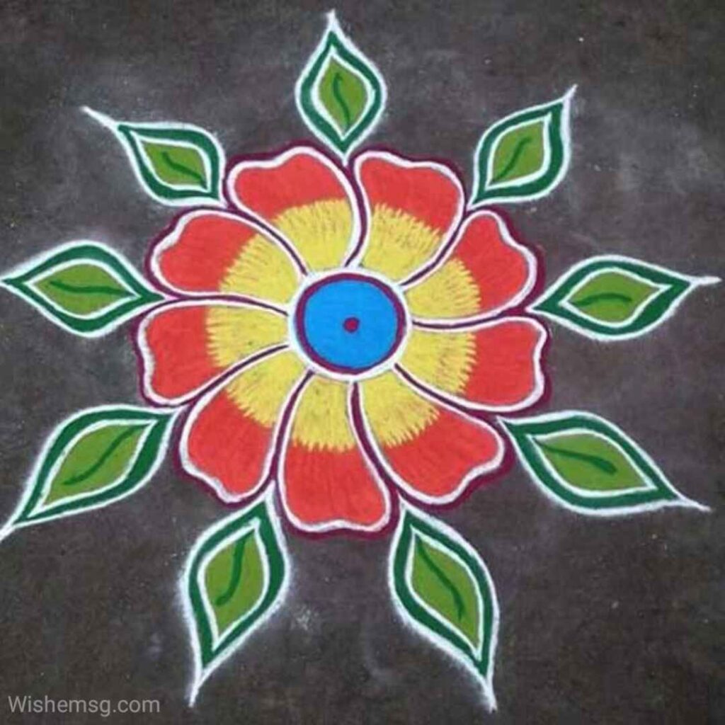 Happy Diwali Rangoli Wishes Quotes Images