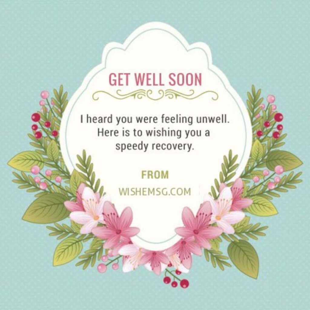 Happy Get Well Soon Wishes Quotes Images