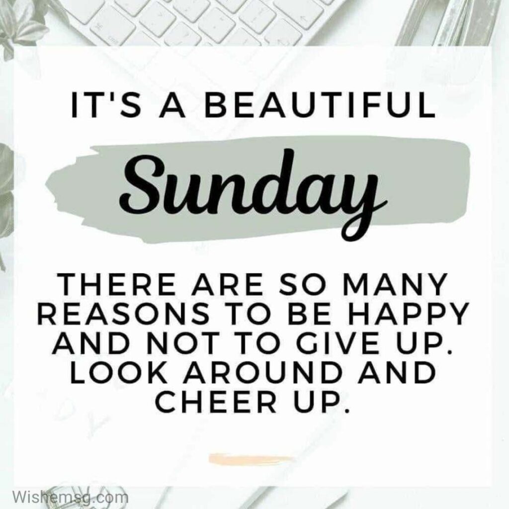 Happy Sunday Wishes Quotes Images