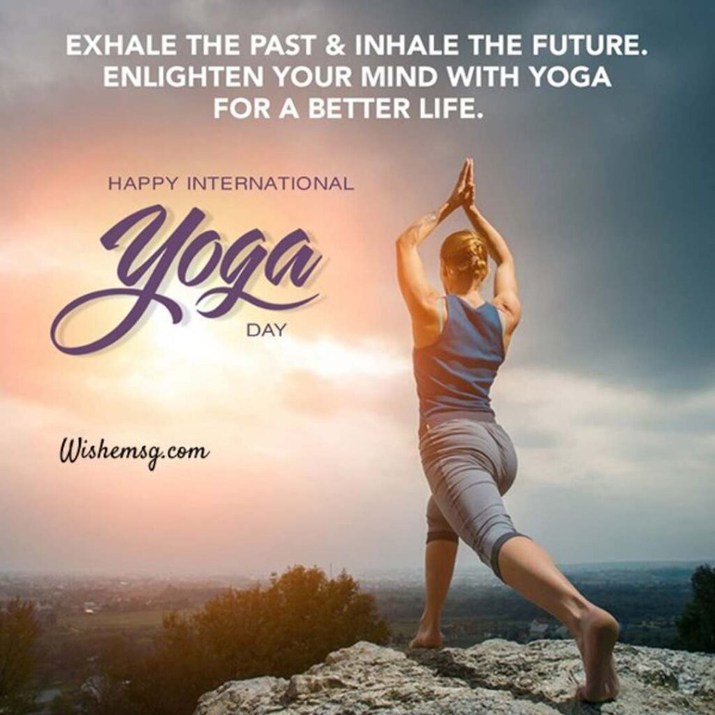 Celebration International Yoga Day Wishes Quotes Images