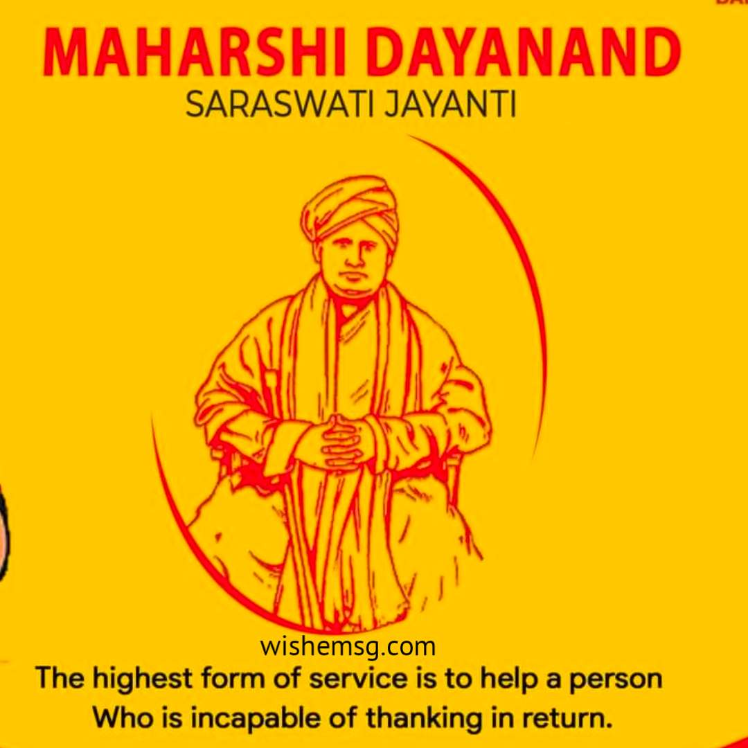 200+ Happy Maharshi Dayanand Saraswati Birth Anniversary 2024