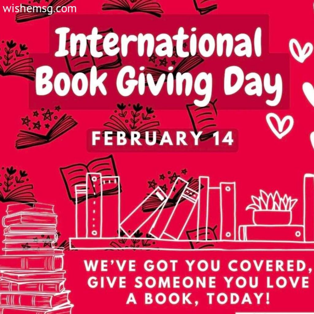International Book Giving Day Wishes Quotes Images