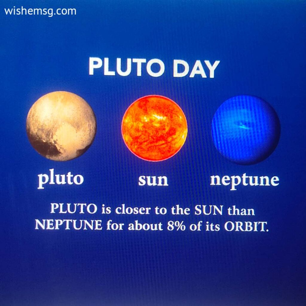 Pluto Day Wishes Quotes Images