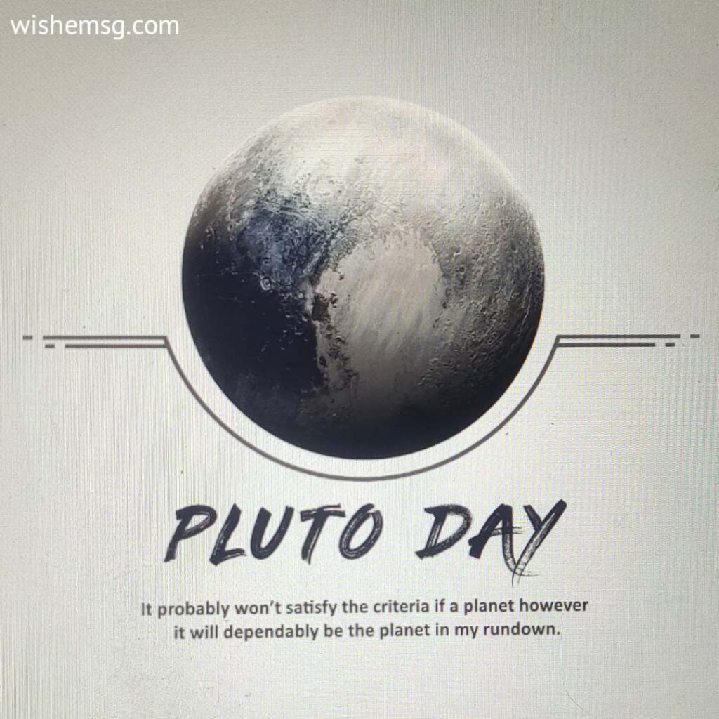 Pluto Day Wishes Quotes Images