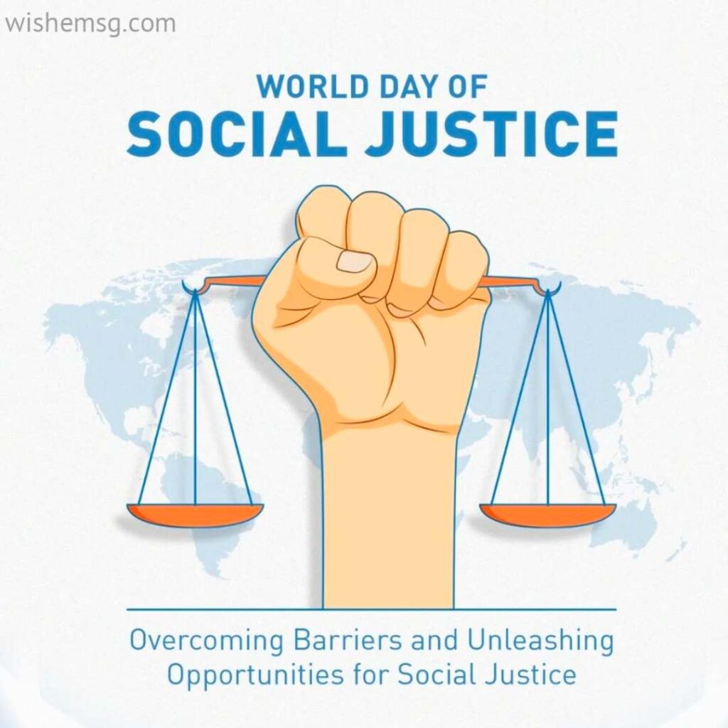 World Social Justice Day Wishes Quotes Images