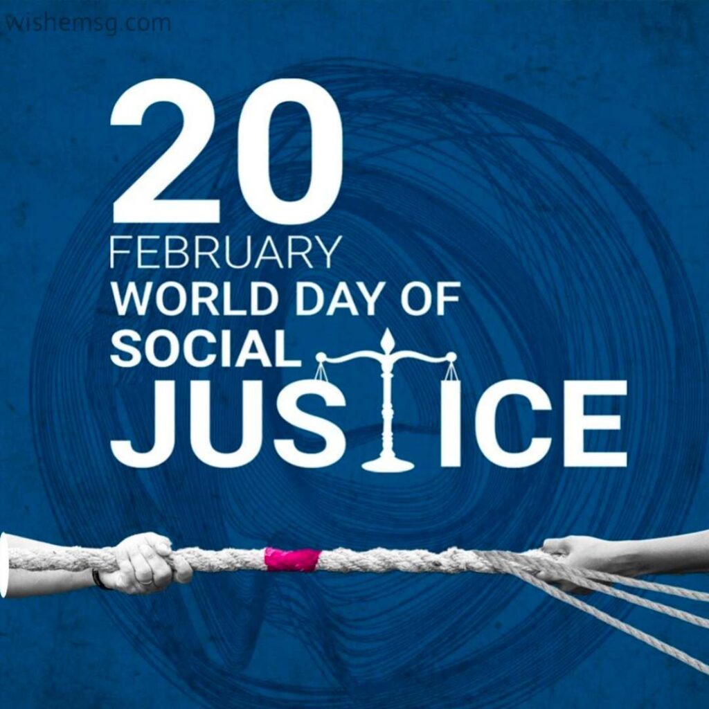 World Social Justice Day Wishes Quotes Images