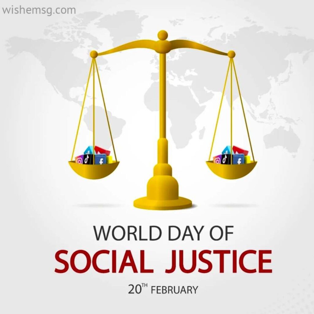 World Social Justice Day Wishes Quotes Images