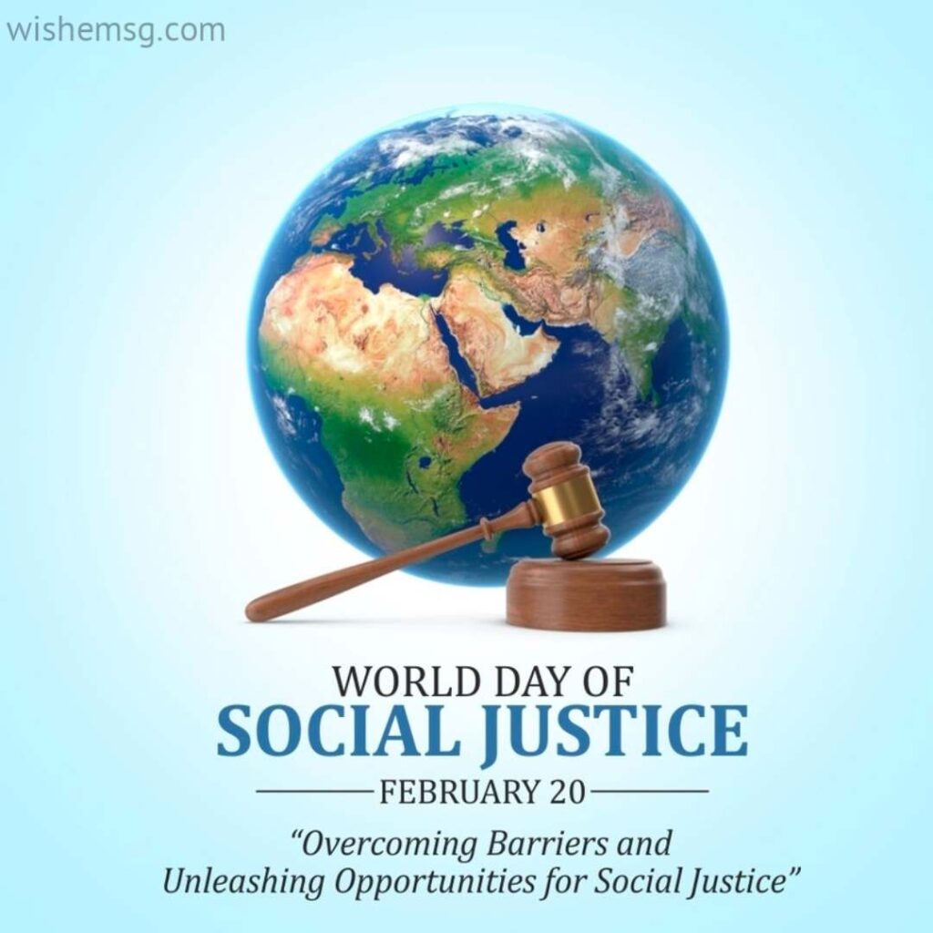 World Social Justice Day Wishes Quotes Images