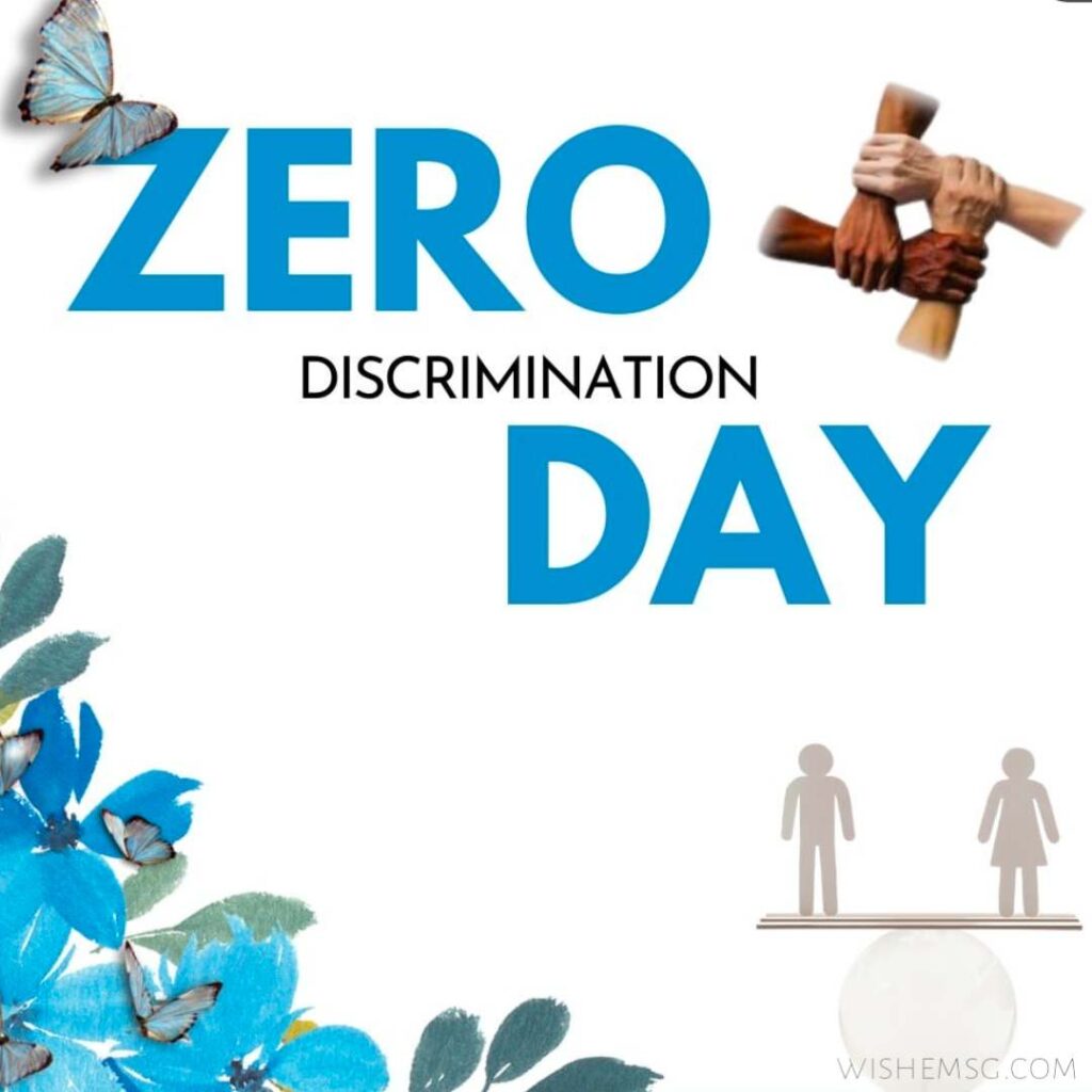 Zero Discrimination Day Wishes Quotes Images