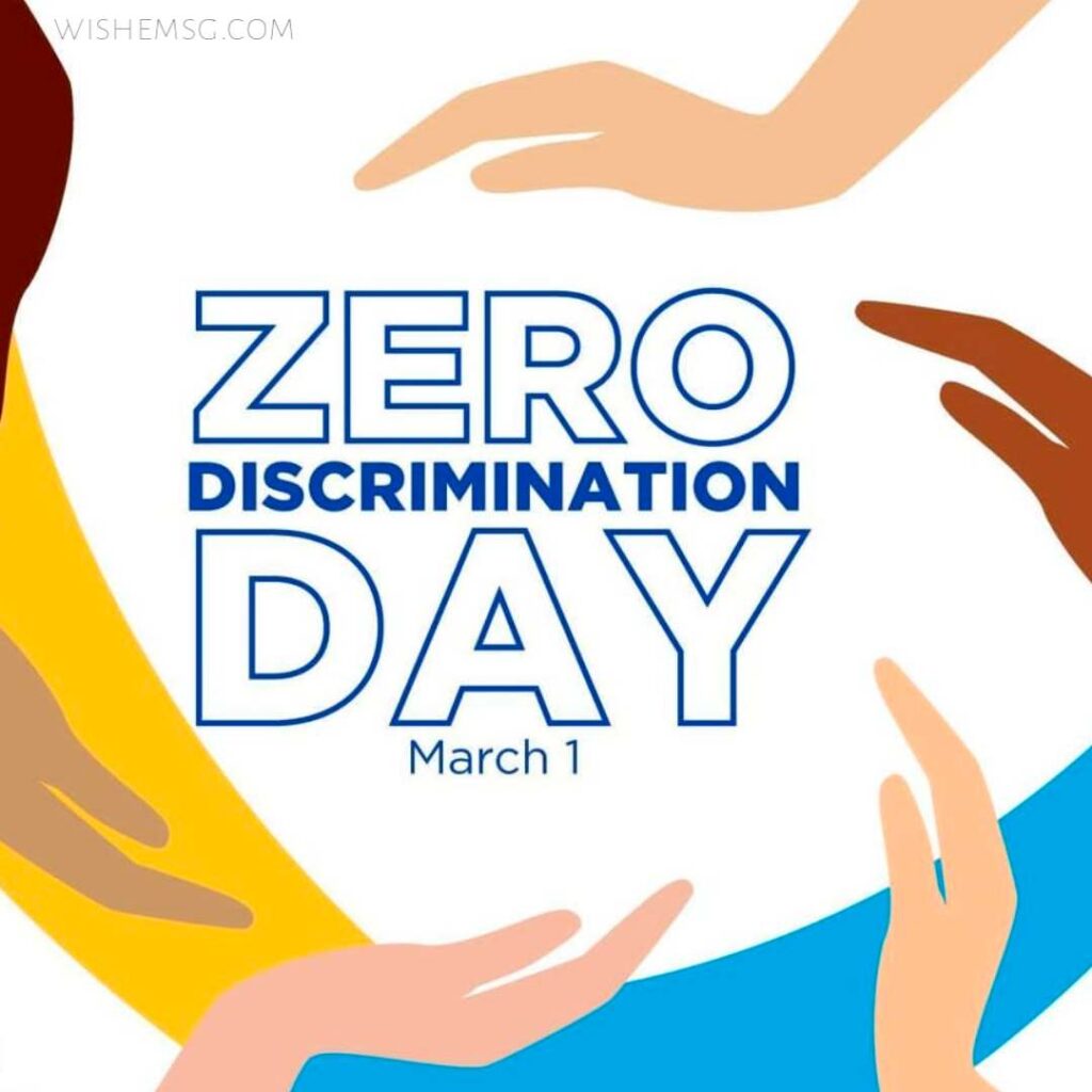 Zero Discrimination Day Wishes Quotes Images