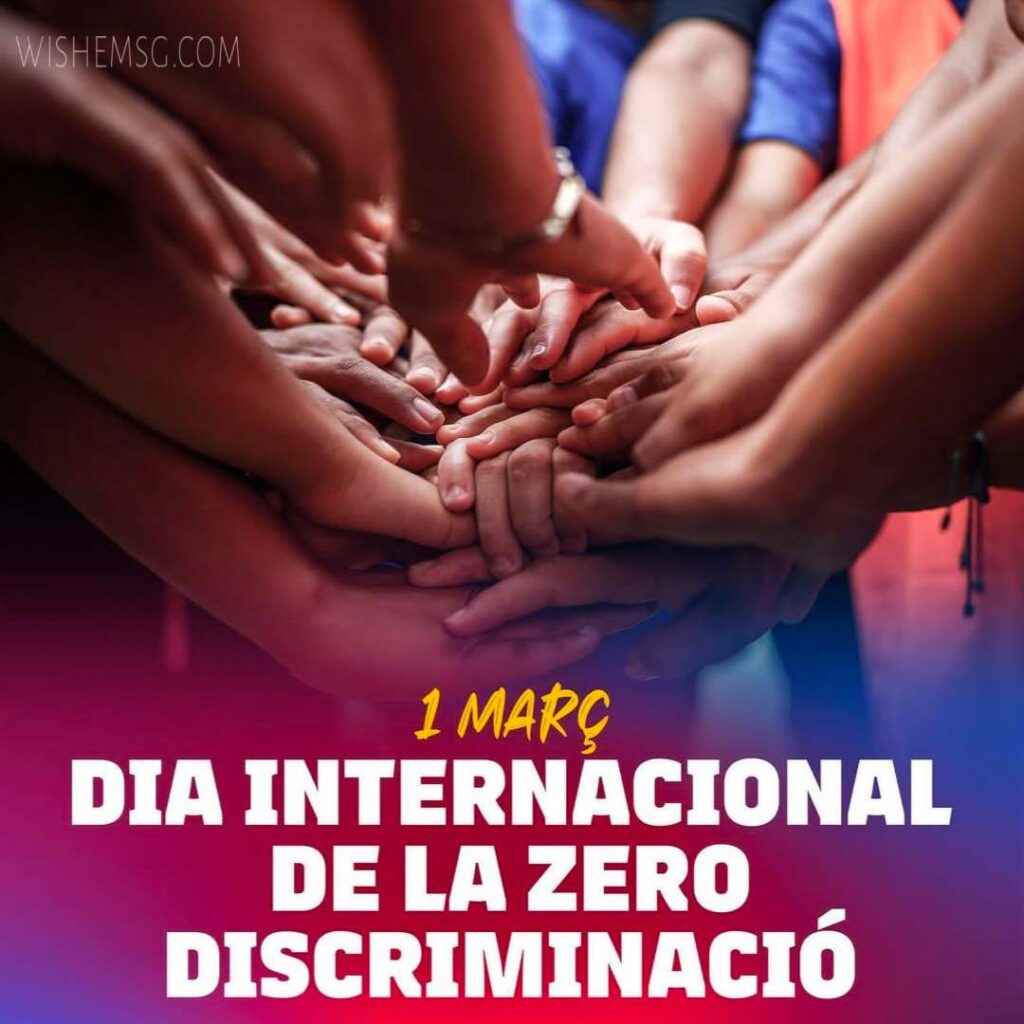 Zero Discrimination Day Wishes Quotes Images