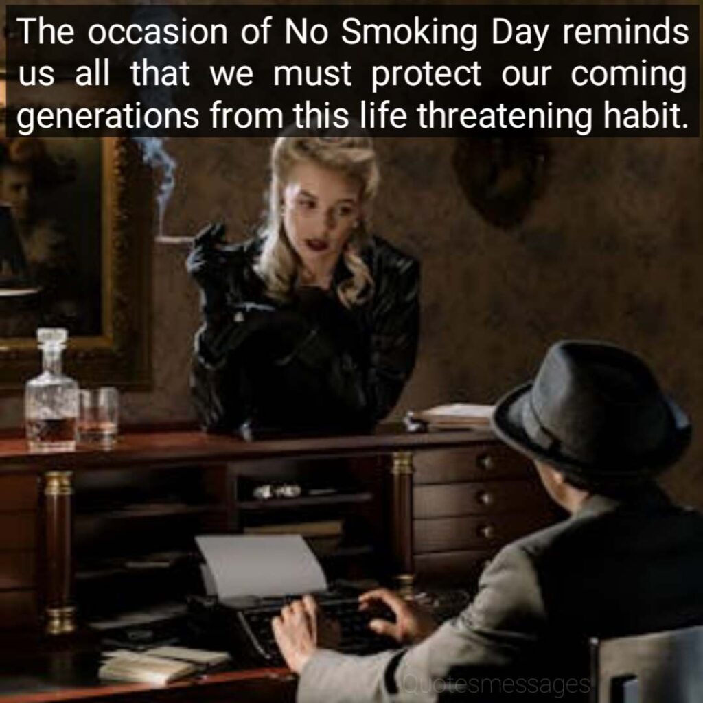 Happy No smoking day quotes