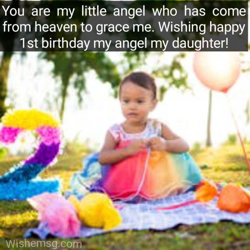 First Birthday Wishes For Baby Girl