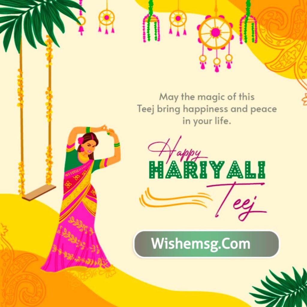 Happy Hariyali Teej Wishes 