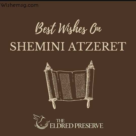 Happy Shemini Atzeret Wishes Quotes Images