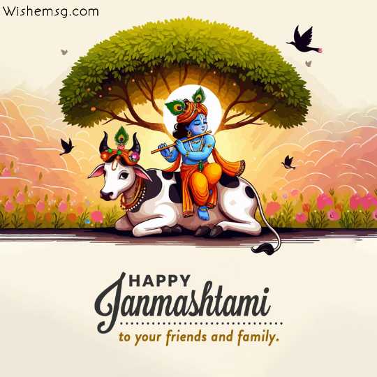 Happy Krishna Janmashtami Wishes Quotes Images