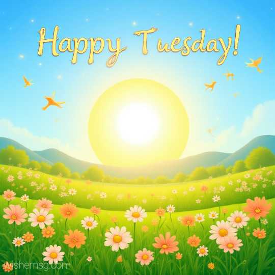 Happy Tuesday Wishes Quotes Images